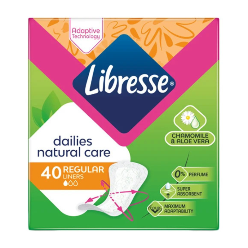Higieniniai įklotai Libresse Natural 40vnt