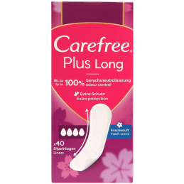 Įklotai  Carefree  Plus Long 40vnt