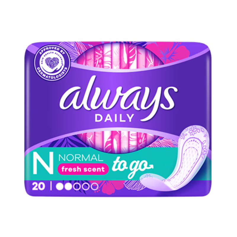 Higieniniai įklotai  Always  Dailies to GO Fresh Scent 20vnt