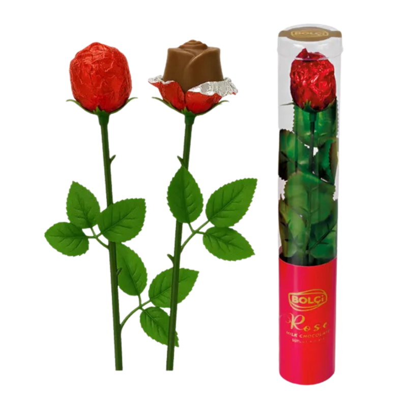 Pieninio šokolado  Rožė Bolci  20g tūboje