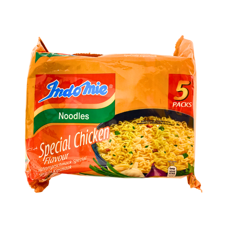 Greitai paruošiami specialaus vištienos skonio makaronai''Indomie'',375g