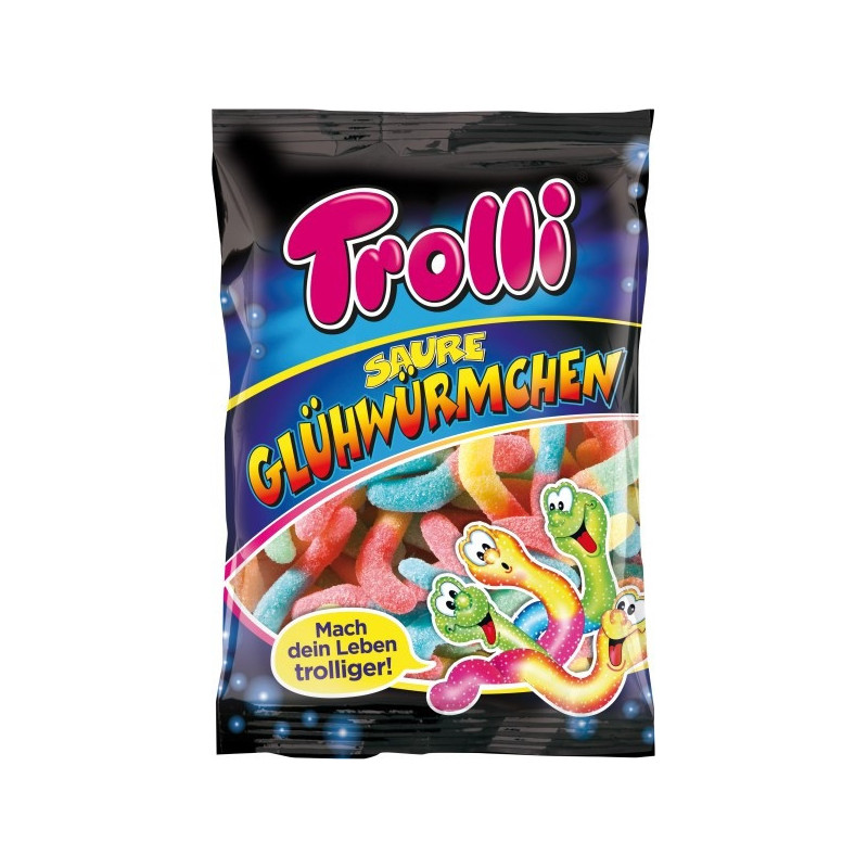 Guminiukai Trolli rūgštus kirminai 100g