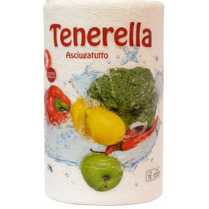 Popierinis rankšluostis  Tenerella  2sluoksnių 200lapelių