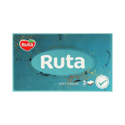 Kosmetinės servetėlės RŪTA  3sluoksnių 60vnt
