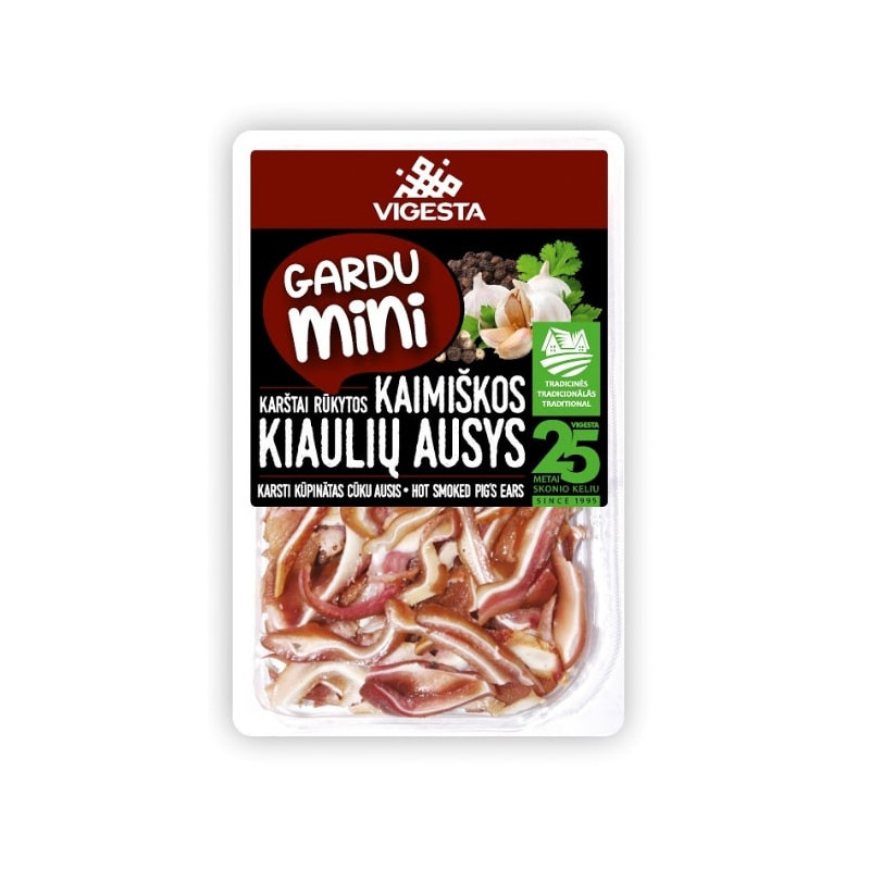 Karštai rūkytos ausys  Kaimiškos 170g