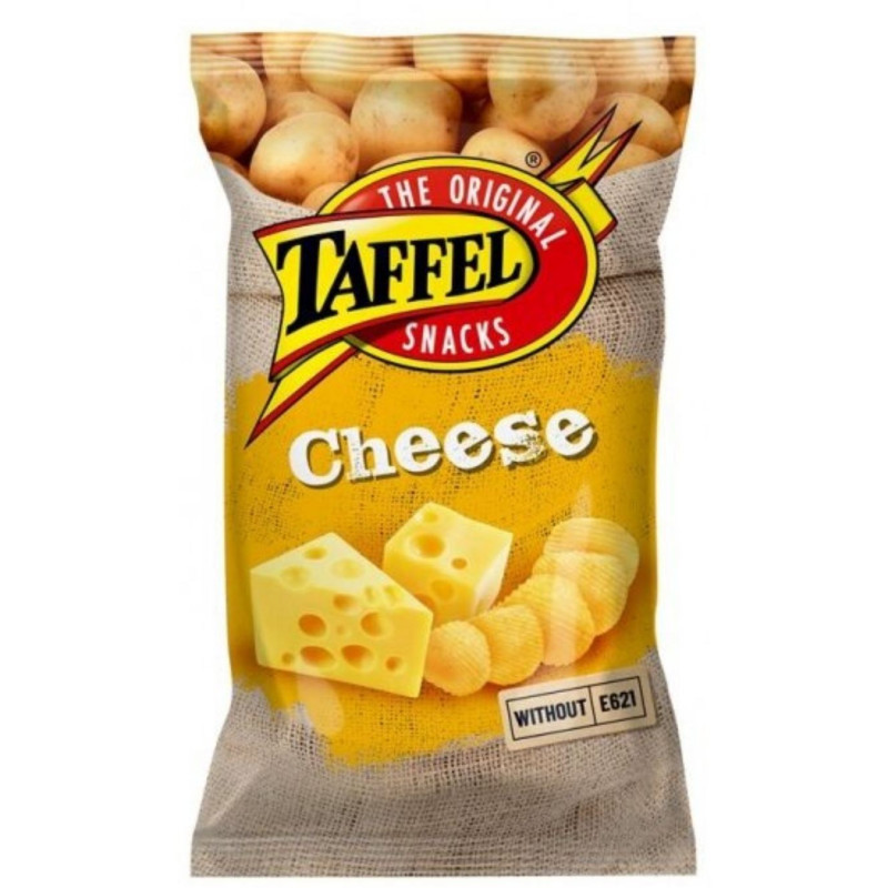Bulvių traškučiai ''Taffel  sūrio skonio, 180g