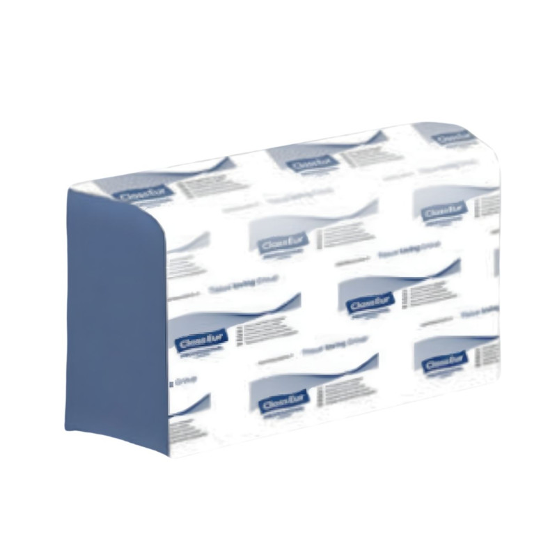 Rankšluostiniai lapeliai  V Extra light blue  200 lapelių, 2-sluoksnių