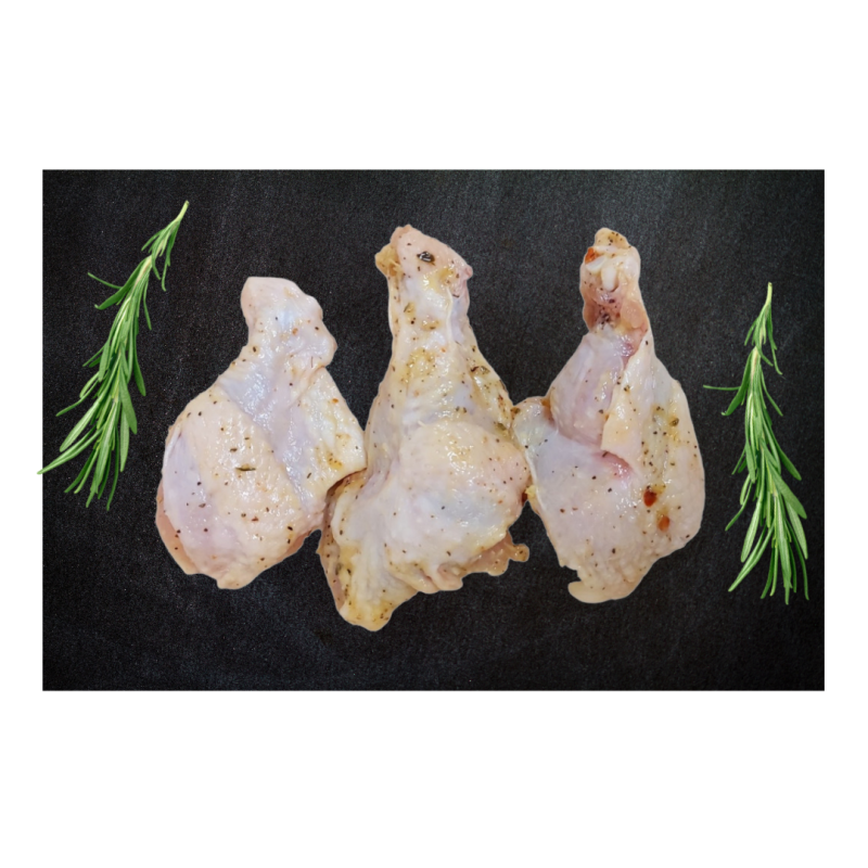 Marinuoti viščiukų broilerių peteliai citrininiame pipirų marinate