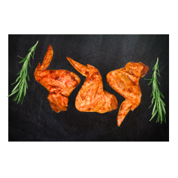 Marinuoti viščiukų broilerių sparneliai