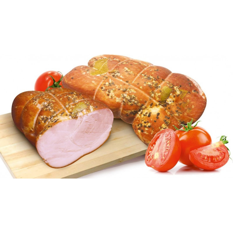 Karštai rūkytas Medžiotojų  kumpis /Vigesta