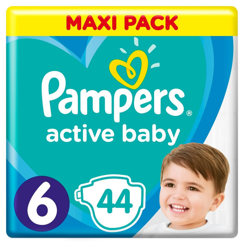 Sauskelnės Pampers Active Baby 6 dydis 13-18kg  44vnt