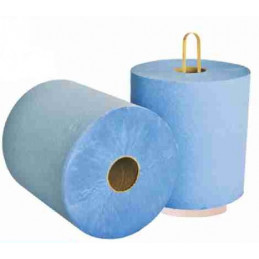 Popierinis rankšluostis Extra strong blue 1vnt