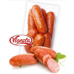 Karštai rūkytos dešrelės  Žemaitiškos  /Vigesta