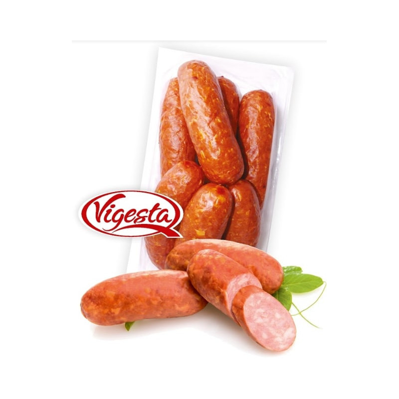 Karštai rūkytos dešrelės  Žemaitiškos  /Vigesta