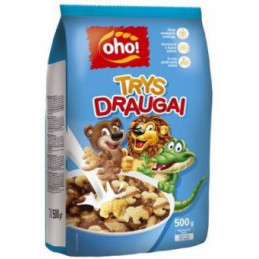 Sausi pusryčiai Oho  Trys draugai 500g