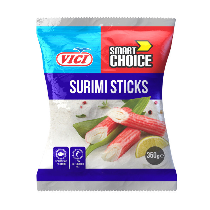 Krabų skonio lazdelės SMART CHOICE, šaldytos 350g