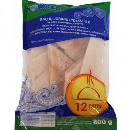 Jūrinių lydekų filė be odos 800g/Bidvest