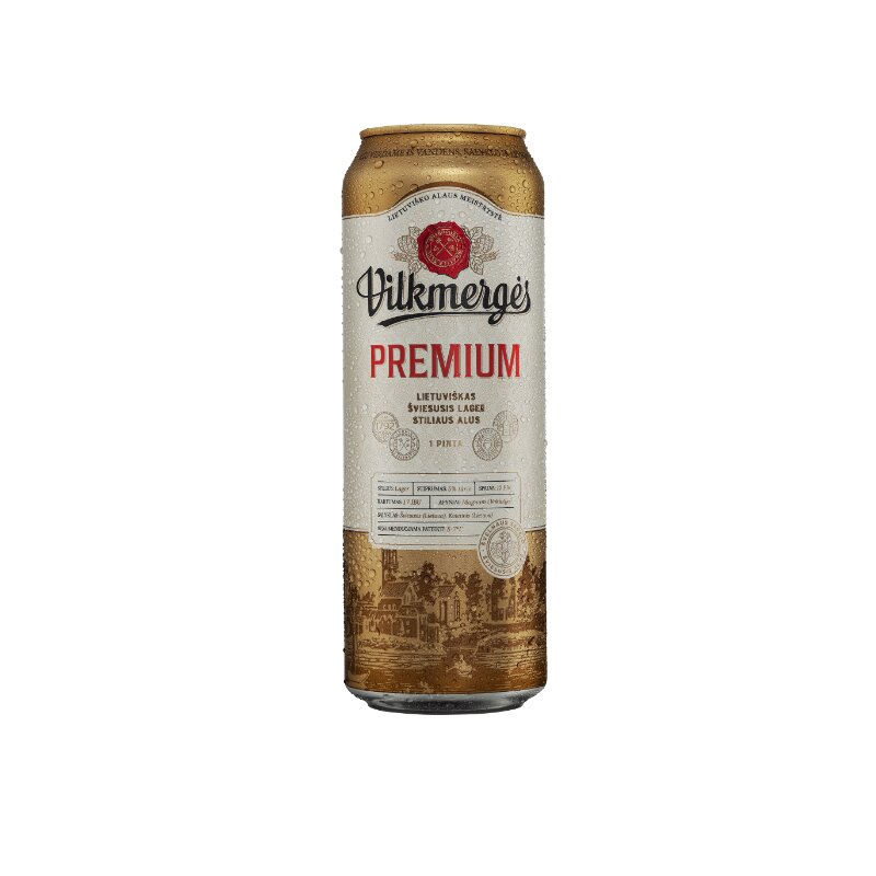Alus Vilkmergės Premium (5%), 568 ml