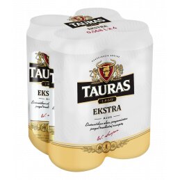 Alus Tauras Ekstra  (5.2%), 4 x 568 ml