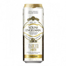 Kvietinis alus VOLFAS ENGELMAN Balta pinta (5%), 568 ml