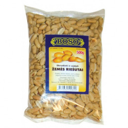 Boso skrudinti ir sūdyti žemės riešutai, 500g