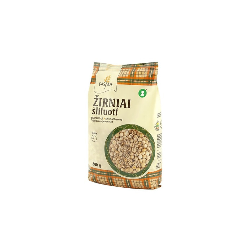 Žirniai (šlifuoti) 800g/FASMA