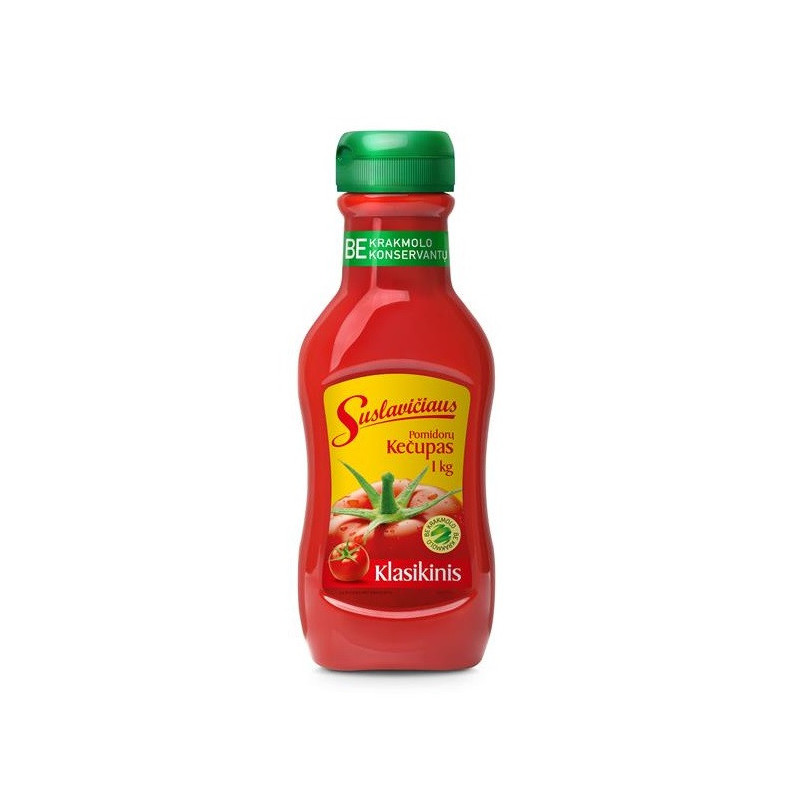 Pomidorų kečupas SUSLAVIČIAUS Klasikinis 1kg
