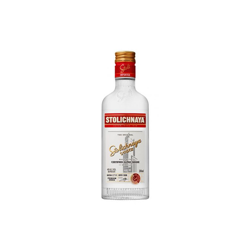 Degtinė Stolichnaya (40%), 200 ml