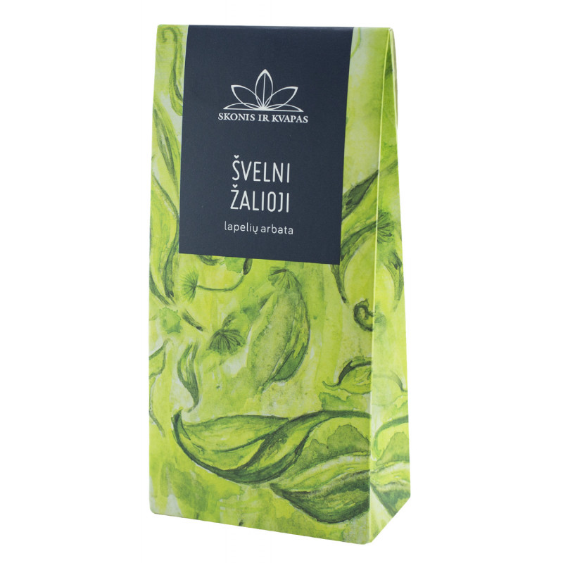 Švelni žalioji lapelių arbata 70g