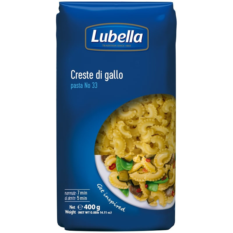 Makaronai Lubella rageliai 400g Nr.33