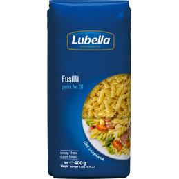 Makaronai LUBELLA spiralės 400g Nr.20