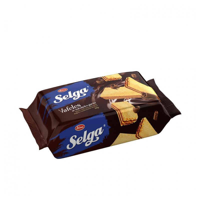 Vafliai SELGA šokoladiniai 90g