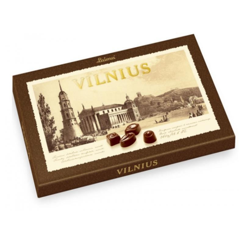 Šokoladinių saldainių asorti  Vilnius, 360g