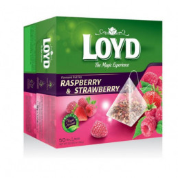 Arbata Loyd aviečių ir braškių skonio, 50vnt x 2g