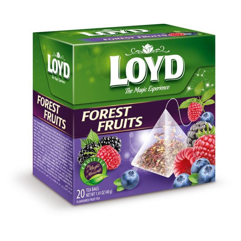 Arbata Loyd miško uogų skonio, 20vnt x 2g
