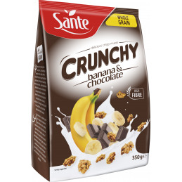 Dribsniai bananiniai su šok. Sante 350g