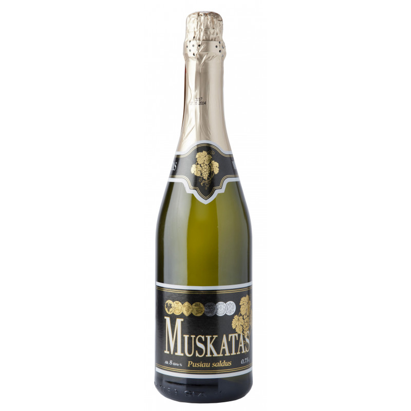 Gazuotas vaisių vyno gėrimas MUSKATAS (8%), 750 ml