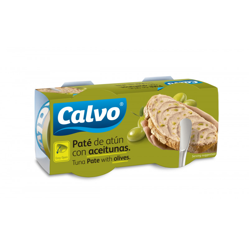 Tuno paštetas su alyvuogėmis  Calvo   2*75g