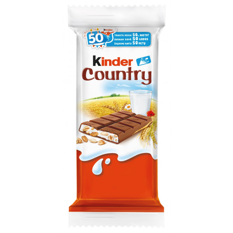 Šokoladas KINDER COUNTRY 24g