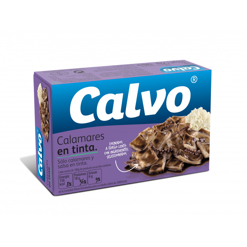 Kalmarai padaže Calvo 115g/120ml