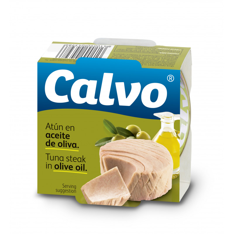 Tunas alyvuogių  aliejuje Calvo 160g