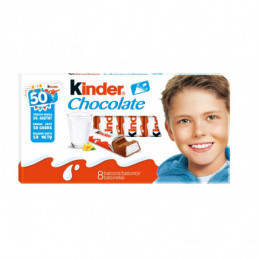 Šokoladas KINDER 8vnt, 100g