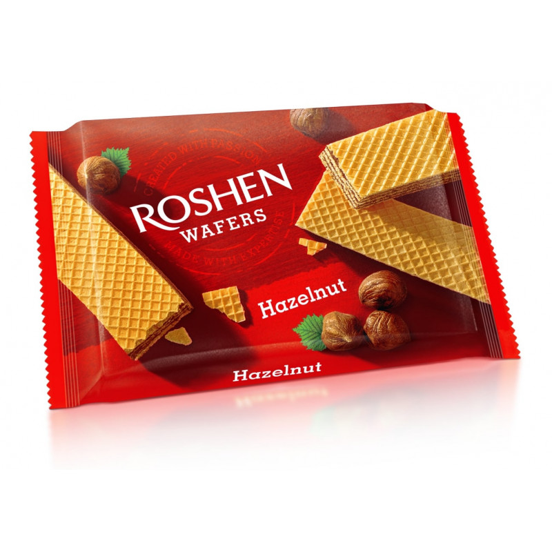 Vafliai  Roshen Wafers  Hazelnut 72g