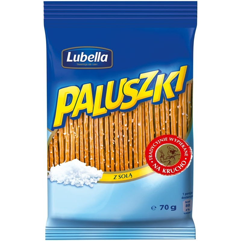 Sūrios lazdelės 80g Lubella