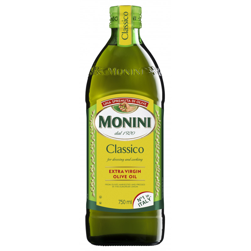 Monina  aukščiausios kokybės pirmojo spaudimo alyvuogių aliejus 750ml