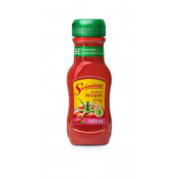 Pomidorų kečupas Suslavičiaus aštrus 500g