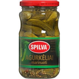 Marinuoti agurkėliai Spilva 330g/190g