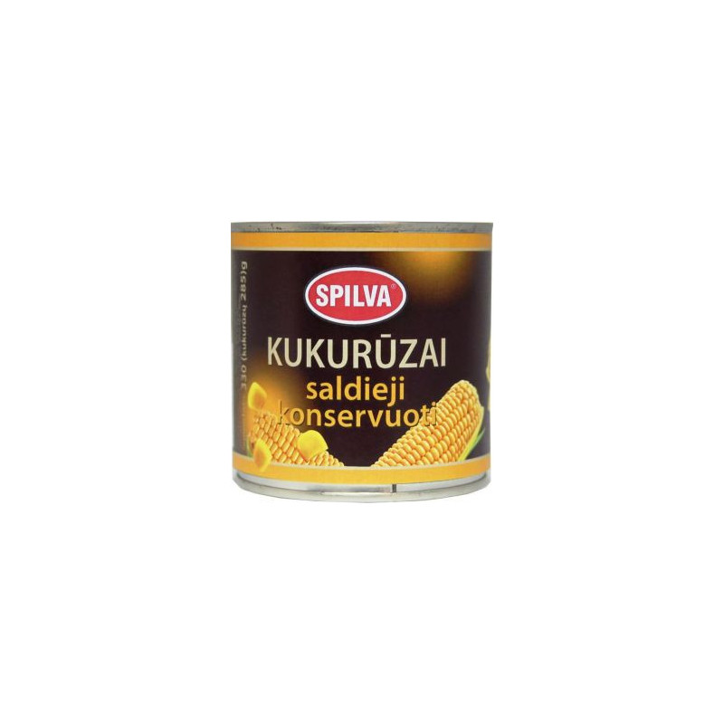 Konservuoti kukurūzai Spilva 340g/285g