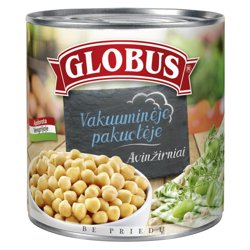 Avinžirniai vakuuminėje pakuotėje  Globus  300g/265g