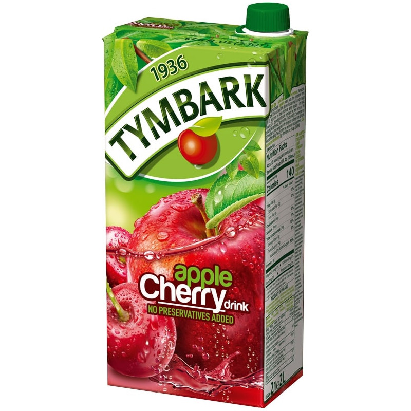 Vyšnių-obuolių gėrimas TYMBARK, 2l